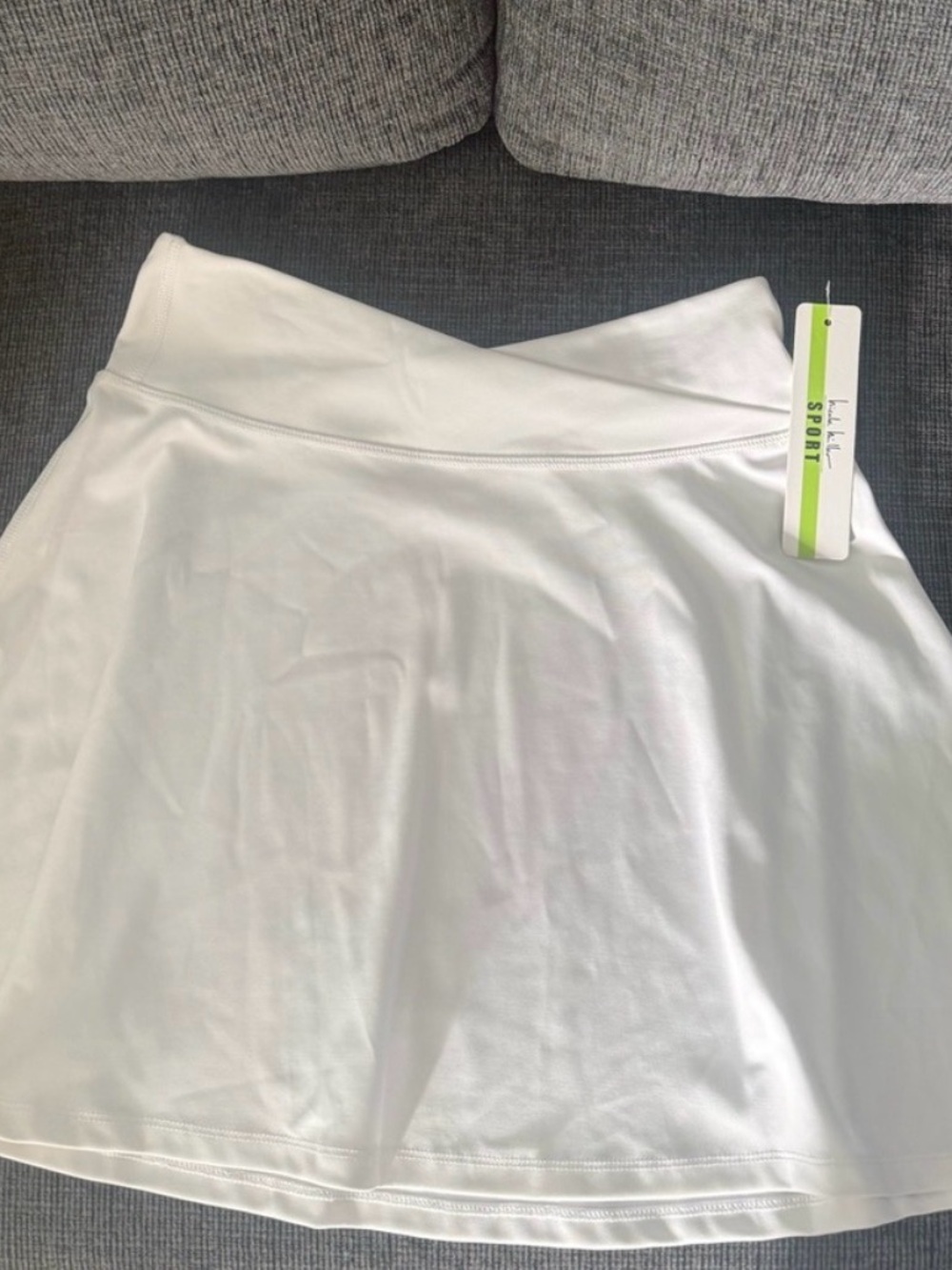 White Athletic Skirt - Nicole Miller